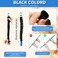 28 Pieces Heatless Curlers No Heat Spiral Curls Hair Curlers Styling Kit with 2 Pieces Styling Hooks for Most Kinds of Hairstyles (20 cm, Black)