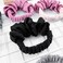 2PCS Heatless Hair Curler,Heatless Curls Overnight,Hair Curlers to Sleep in,Soft Sleepyties for Hair,Lazy Scrunchie Rollers Hairdresser Tools,no Heat Curls for Long Hair，Curling Scrunchie(Black）