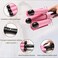 3 Barrel Curling Iron Jumbo 1.25 inch (32mm) Hair Curling Wand Crimper Instant Heating Adjustable Hair Curler with 2 Temperature Control