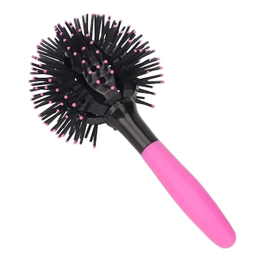 360 Round Ball Hair Comb,3D Bomb Hair Brush High Temperature Resnce Styling Salon Round 360&deg; Round Styling Hair Brush Hair Tool