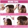 WILLBOND 4 Pcs Long Hair Rollers for Bangs Aluminum Core Curlers Thermal Self Grip Roller for Long and Medium Hair Women Hairstyle(4.7 x 2 Inch,Rose Red, Purple)