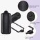 WILLBOND 40 Pieces Satin Hair Rollers for Black Hair - Soft Flexible Wave Curlers for Hairdressing