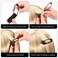 WILLBOND 40 Pieces Satin Hair Rollers for Black Hair - Soft Flexible Wave Curlers for Hairdressing