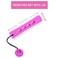 Perm Rods Set for Natural Hair, 40Pcs Plastic Cold Wave Rods, Heatless Perming Rods Hair Curler for Women, DIY Hairdressing Tools, Purple, 0.75 Inch