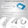 WILLBOND Hair Styling Kit: 48 Hair Perm Rods Plastic Cold Wave Rods, 2 Steel Pintail Combs, 350 Perm Papers, 6 Duck Bill Clips for Hairdressing Styling(White)