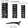 48 Pieces Wire Mesh Hair Rollers Set Hair Perm Rods Hairdressing Wave Curlers with Duck Teeth Tresses Clips(0.71/0.87/1.1 Inch)