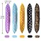 5 Pcs Soft Foam Hair Curlers for Overnight Heatless Curling - DIY Sponge Rollers and Curling Supplies for Girls and Women (Blue)