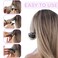 5 Pcs Soft Foam Hair Curlers for Overnight Heatless Curling - DIY Sponge Rollers and Curling Supplies for Girls and Women (Blue)