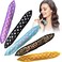 5 Pcs Soft Foam Hair Curlers for Overnight Heatless Curling - DIY Sponge Rollers and Curling Supplies for Girls and Women (Blue)