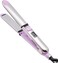 Professional Flat Iron Hair Straightener, Ionic Fast Heating Hair Tools, Titanium Hair Straightener, Purple 2 in 1 Dual Voltage Hair Straightener Curler for All Hairstyles