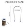 Hot Roller Clips Replacement Kit - 8 Securing Pins for 1 1/4" Curlers and Rollers