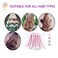 Pink Heatless Curling Rod Headband, 2025 New Upgraded Eight Claw Design Heatless Curler with Removable &amp; Adjustable Heatless Curls