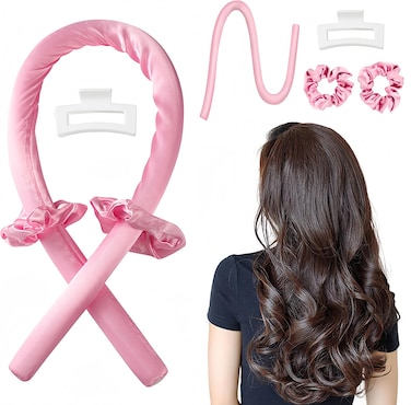Heatless Hair Curler! Effortless Curls Premium Quality Curling Set Without Heat Curls with Overnight Result