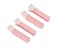4Pcs Pink Hair Rollers with Clip Volumizing Bangs Curler DIY Styling Accessories Tool Portable Self Grip Volume Hair Root Clips Hair Rollers Styling Tools and Appliances