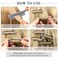 48 Pieces Hair Perm Rods Short Cold Wave Rods Plastic Perming Irons Hair Curling Rollers Curlers with Steel Pintail Comb Rat Tail Comb for Hairdressing Styling Supplies(0.59 Inch,Gray)