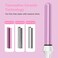 DAN Technology Curling Wand, 1 inch, Temperature Adjustable, Tourmaline Impregnated Ceramic Barrel, Dual Voltage, 60 min Shut Off, Curling Iron for Natural Curls and Long-lasting Hairstyles