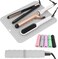 AMIJEAL Oversize Silicone Heat Resistant Mat for Hair Tools: Curling Irons, Flat Irons, Hair Straightener, Portable Travel Hot Tools Pad Cover(14.2" x 11.0")