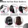 Rollers Hair Curlers 30Pcs Set with 18Pcs Hair Roller 3 Sizes (6 Large Rollers, 6 Medium Rollers, 6 Small Rollers) and 12 Clips and Storage Bag for Long Medium Short Hair Volume
