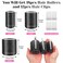 Rollers Hair Curlers 30Pcs Set with 18Pcs Hair Roller 3 Sizes (6 Large Rollers, 6 Medium Rollers, 6 Small Rollers) and 12 Clips and Storage Bag for Long Medium Short Hair Volume