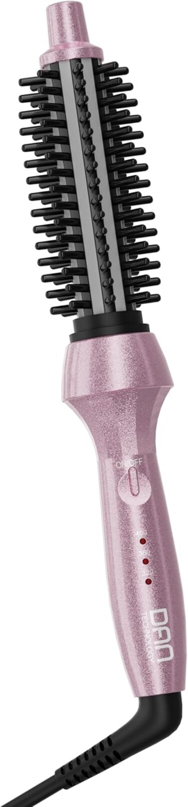 DAN Curling Iron Brush,Curling Brush,Heated Curling Brush,Curling Brush for Short Hair,Heated Round Brush,Small Brush Curling Iron,Curling Hair Brush