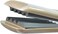 Hair Crimper Straightening Iron Professional 1.5 inch Plate Crimper Hair Tool Corrugation Iron Hair Curler Titanium Flat Iron Adjustable Temperature Corn Perm Corrugated Curler Gold