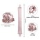 NuAngela Hair Rollers Set, 6Pcs Satin Heatless Curling Rod Headband, Heatless Curls with Cap for All Hair Types, No Heat Curling Flexi Rod