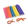 30 Pieces Heatless Flexible Hair Curling Rods Soft Foam Flexi Rods 9.45 Inch Flexi Hair Rollers for Medium Long Hair (5 Colors)