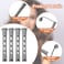 60 Pcs Perm Rods 0.59" Grey Hair Rollers Cold Wave Rods Long Short Hair Rollers Curling Rods