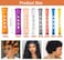 60 Pcs Perm Rods 0.59" Grey Hair Rollers Cold Wave Rods Long Short Hair Rollers Curling Rods