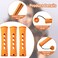 60 Pcs Perm Rods 0.87" Orange Hair Rollers Cold Wave Rods Long Short Hair Rollers Curling Rods