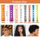 60 Pcs Perm Rods 0.87" Orange Hair Rollers Cold Wave Rods Long Short Hair Rollers Curling Rods