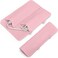 Simfree Silicone Heat Resistant Mat - Heat Resistant Silicone Mat Sleeve Pad for Curling Iron,Portable Travel Mat Cover with Velcro for Curling Irons,Flat Irons,Hair Straightener,Hair Curler(Pink)