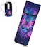 Purple Butterfly Curling Iron Sleeve Travel Heat Resistant Flat Iron Cover Portable Hair Straightener Travel Holder Bag Cute Travel Hair Accessories Organizer