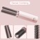 Round Brush for Blow Drying Curly Hair, Bangs, Thin Short Hair, Pink, Massage Experience, Ergonomic Handle Material, Portable Travel Brush for Women