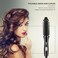 Hair Curler Brush, Ceramic Tourmaline Foldable Anion Hair Comb Hair Curling Iron Hair Styling Tools Travel Hair Dryer Brush Hot Air Paddle Brush Women(US)