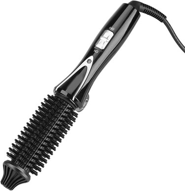 Hair Curler Brush, Ceramic Tourmaline Foldable Anion Hair Comb Hair Curling Iron Hair Styling Tools Travel Hair Dryer Brush Hot Air Paddle Brush Women(US)