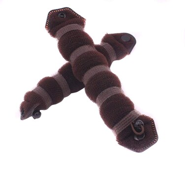 3 PCS Magic Hair Styler Donut Bun Maker, Twist Ring Shaper, Braiding Tool &amp; Curler Accessory - 1 Large, 2 Small