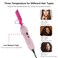 Deluxe Electric Hair Straightener and Curling Comb for Natural Hair and Wigs, 450&deg;F Heat Pressing Comb with Anti-Scald Case (Pink)