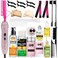 Deluxe Electric Hair Straightener and Curling Comb for Natural Hair and Wigs, 450&deg;F Heat Pressing Comb with Anti-Scald Case (Pink)