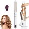 Rotating Curling Iron 28mm/1.1 inch Professional Automatic Wave Hair Curling Wand Fast Heating Hair Curlers for Long/Middle/Short All Hair (White)