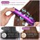 DORISILK 500 Degree High Temp Professional Hair Straightener，15s Fast Heating Ceramic Flat Iron ，2 in 1 Hair Straightener and Curler，Plasma Flat Iron Get Frizz-Free ，Dual Voltage for Travel Purlpe