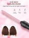 LANDOT Small Pencil Curling Wand Iron: 9mm Clip Free Hair Curler - Professional 3/8 Inch Curling Wand for Tight Curls - Includes Heat Resistant Silicone Mat &amp; Glove