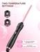 LANDOT Small Pencil Curling Wand Iron: 9mm Clip Free Hair Curler - Professional 3/8 Inch Curling Wand for Tight Curls - Includes Heat Resistant Silicone Mat &amp; Glove