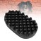 Curling Twisted Hair Brush, Comb, Two Sided Use Hair Tool Washable Rubber Styling Tool Foam Sponge Big and Small Holes for Home and Salon Use