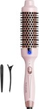 Wavytalk Thermal Brush, Blowout Express 1.5 Inch Negative Ion Thermal Round Brush Creates Blowout Look Makes Hair Shinier &amp; Smoother, Dual Voltage, Easy to Use (Pink)