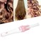 Professional Ceramic Curling Iron, Automatic 360 Rotating, All Hair Types, US Size