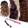 Electric Curling Wand, Ceramic Hair Crimper and Curling Iron, Spiral Hairstyling Tool for Home or Salon Use, 110-240V, Portable