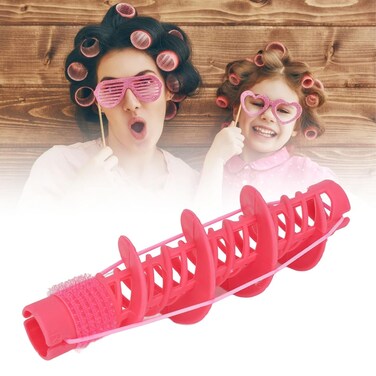 ZJchao Heatless Hair Curler, 20 PCS Self Grip Salon Hair Dressing Curling Roller Set Rollers Hair Curlers with Spiral Rollers Hairdressing Styling Tool for DIY Bangs Medium Short Hair