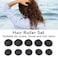 Magic Hair Rollers, 20pcs Mushroom Shaped Silicone Hair Curler Set, Gentle on Hair, Household Women Girls Hair Styling Tool for All Hair Lengths Black