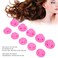 Silicone Hair Rollers Set - No Clip and No Heat Curlers for Waving and Styling, Hairstyle Tool for Women and Kids
